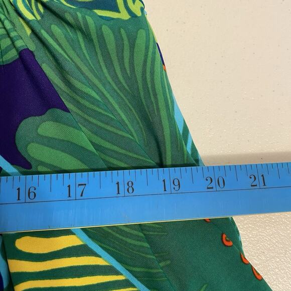 Jones New York Artsy Colorful Sheath Dress Ruched Elegant Event Evening Party 8 - Picture 3 of 10